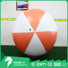 Orange inflatable advertising helium balloon