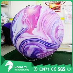 Giant  color mixing print inflatable ball decorative balloon