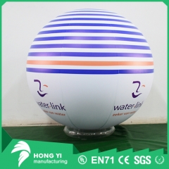 High quality PVC inflatable spiral pattern advertising print inflatable ball