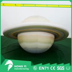 High quality PVC inflatable Saturn inflatable LED decorative balloon