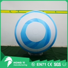 Inflatable spiral decorative ball that can float in the air outdoors
