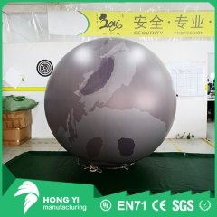 Giant PVC Inflatable Gray Planet Decorative Air Ball