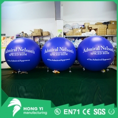 Large stage show advertising inflatable blue balloon
