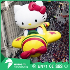 Hot Selling High Quality City parade PVC Helium Giant Hello Kitty