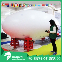 Giant white inflatable advertising inflatable remote control airship
