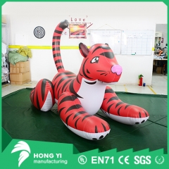 Large inflatable cartoon red tiger inflatable toy can be used for decoration