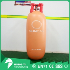 High quality PVC orange inflatable advertising bottle for advertising