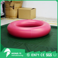PVC inflatable red inflatable swimming ring and water float