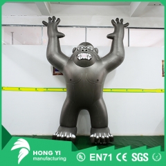 Large outdoor decorative inflatable gorilla inflatable cartoon