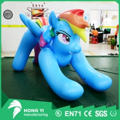 Large inflatable rainbow Pegasus toy inflatable cartoon decoration
