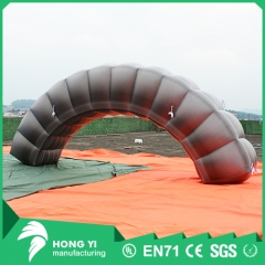 Large-scale dark gray inflatable arches made of high quality PVC Inflatable arch