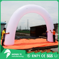 Large white inflatable arches for outdoor use