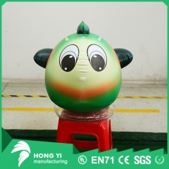 Inflatable green cartoon seabed fish inflatable water toy cartoon model