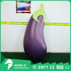 Large inflatable fruit and vegetable model inflatable eggplant decoration