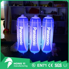 Small inflatable LED battery model for advertising promotion