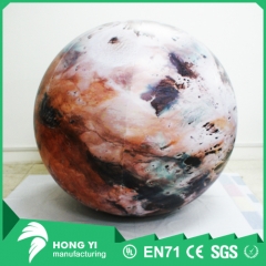 Small Rock Texture HD Print Inflatable Planet Oil Color Balloon