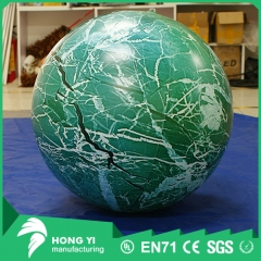 Small high quality PVC inflatable green planet for decoration exhibition
