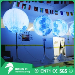 Large outdoor earth printing inflatable ball bracket light ball