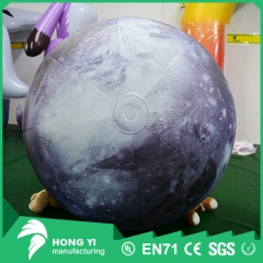 High quality PVC inflatable Pluto planet balloons can be used for decoration
