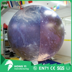 Giant PVC Inflatable Pluto Planetary Balloon for Outdoor Decoration