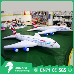 PVC inflatable white aircraft inflatable high quality toy model