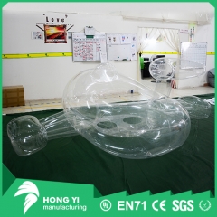 Popular high quality transparent PVC inflatable toy airplane