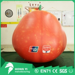 PVC inflatable vegetable ad inflatable orange pumpkin model can be used for decoration