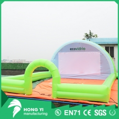 Large inflatable green projection tent fun inflatable tent for outdoor use
