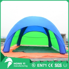 Blue inflatable camping tent dome spider four-legged inflatable tent
