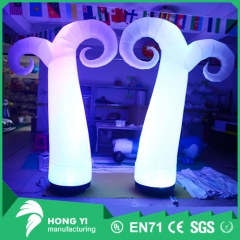 Color LED light inflatable light column beautiful inflatable lamp post decoration