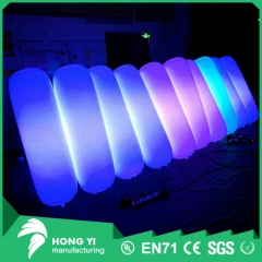 Inflatable cylindrical LED lamp post simple and generous inflatable lamp post