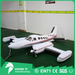 Large inflatable simulation aircraft model for advertising promotion and decoration
