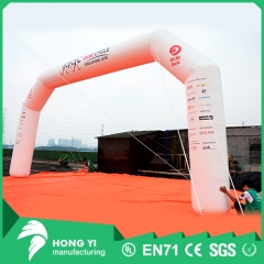 Large white inflatable arch HD advertising logo printing inflatable arch for outdoor