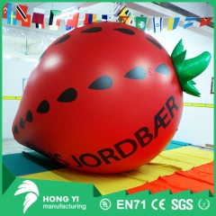 Large inflatable strawberry model HD advertising printing inflatable strawberry