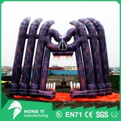 Outdoor giant inflatable Halloween skull inflatable arch event festival arch