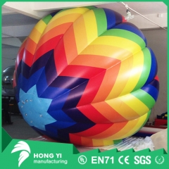 Large rainbow inflatable falling earth outdoor decoration falling earth