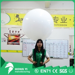 High quality PVC all white inflatable backpack ball can be used for active backpack ball