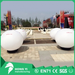 LED light white inflatable falling earth round simple falling earth decoration