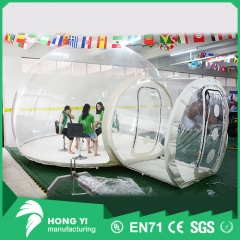 Premium large transparent spherical tent indoor fun indoor inflatable tent