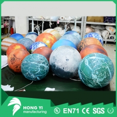 High quality star ball hodgepodge LED inflatable planet decoration ball