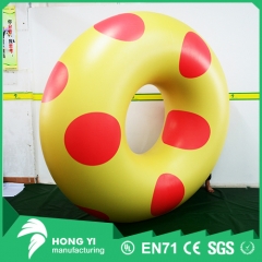 Factory direct aquatic products yellow inflatable swimming ring