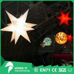 Custom Stage Party Decoration Ball Hanging LED Inflatable Stars