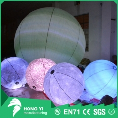 Producers custom all kinds of planet decoration ball nine planets LED inflatable ball